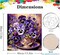 Flower Paint by Numbers Kit for Adults - Butterfly Orchid Paint by Number for Beginner DIY Adult Paint by Number Kits on Canvas,Oil Number Painting Kits for Home Decor 16x16inch
